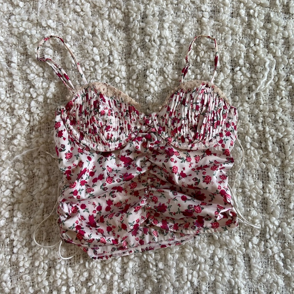 Floral Corset Top